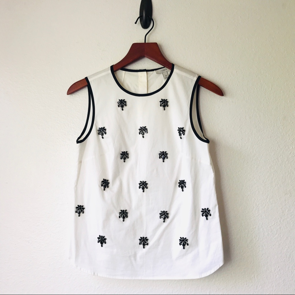 JCrew Jeweled Tank Top 00 JCrew Jeweled Tank Top 00